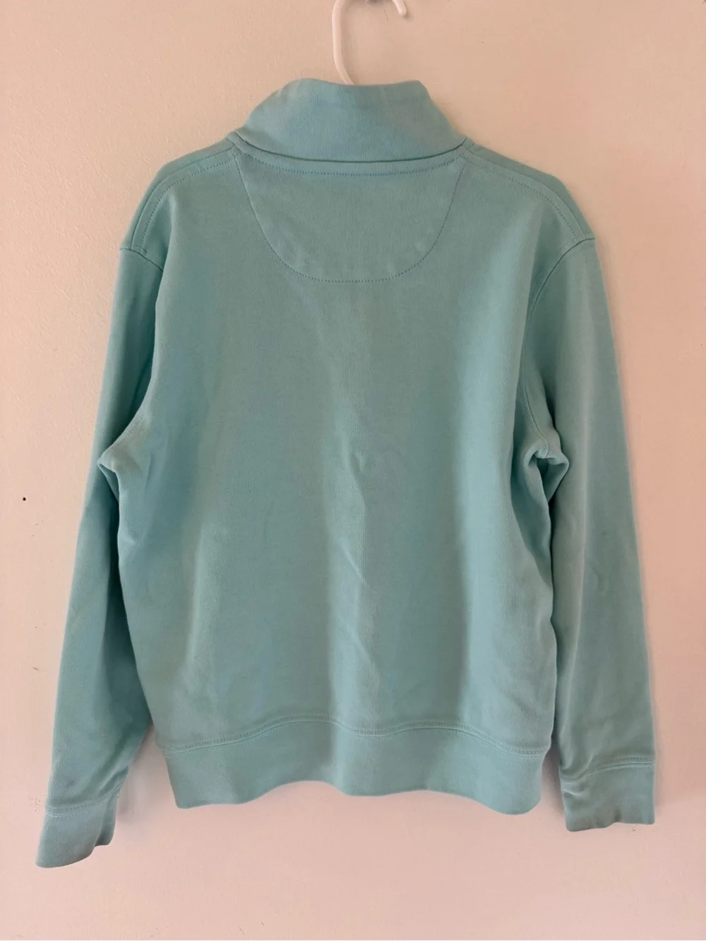 Vineyard Vines Boy’s Light Aqua Quarter-Zip Pullover